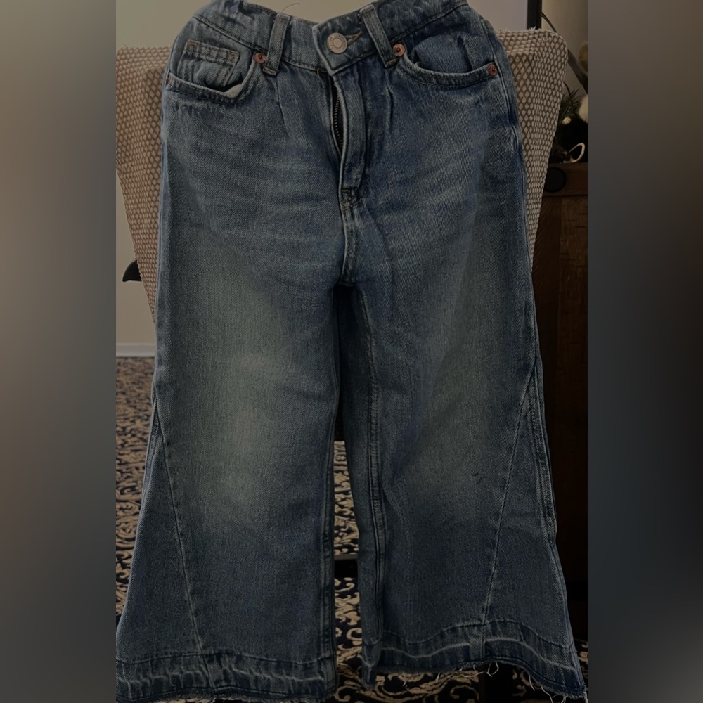 ZARA - girls kids - 6yrs olds - blue wide jeans
